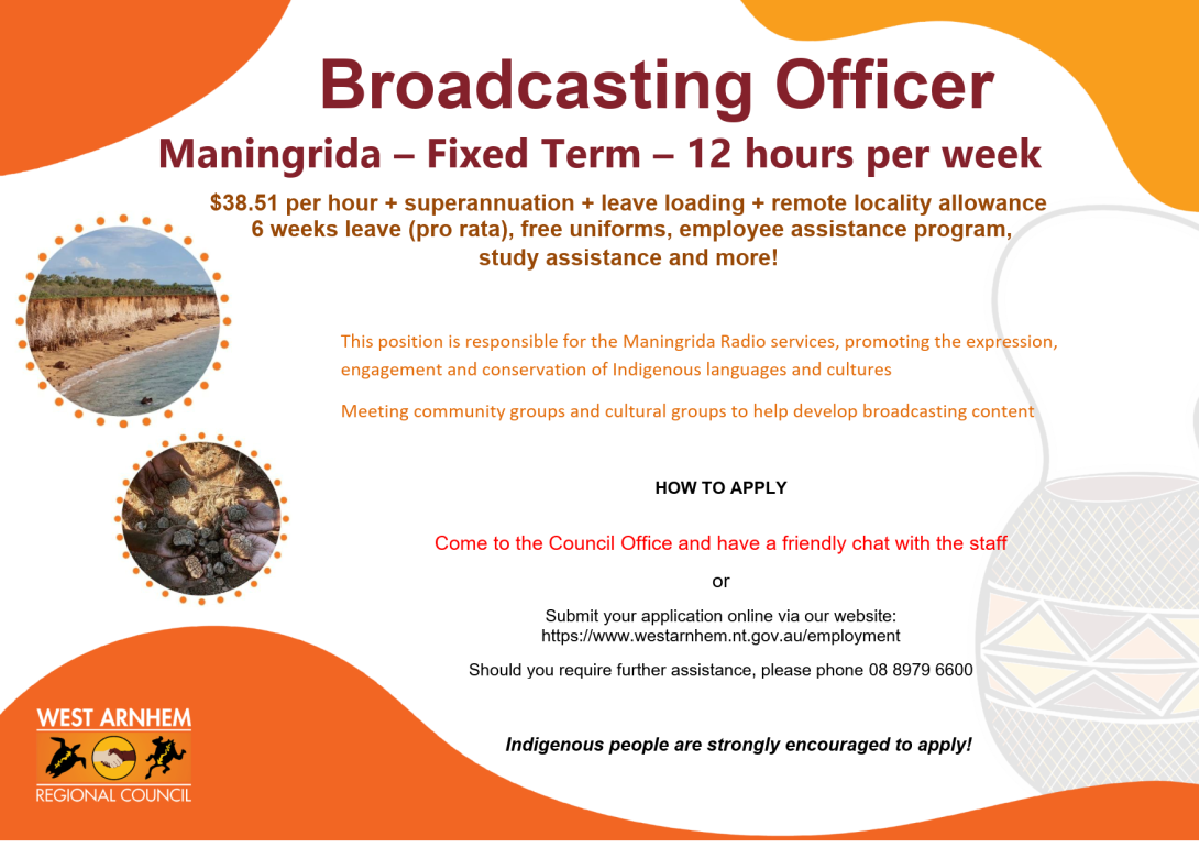 Ad - Broadcaster Officer - Maningrida - 2026.10.30_1.png