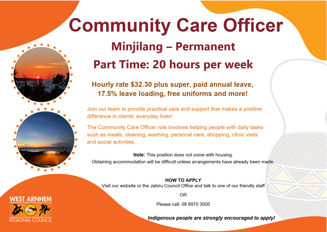 Ad - Community Care Officer - Minjilang Oct 2026.png
