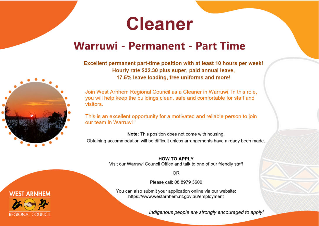 Advert - Cleaner - Warruwi Oct 2026.png 