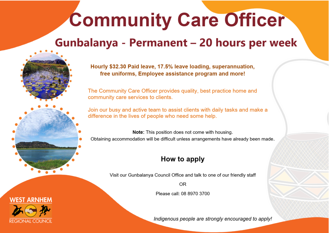 Advert - Community Care Officer Lv 2 Oct 2026_1.png